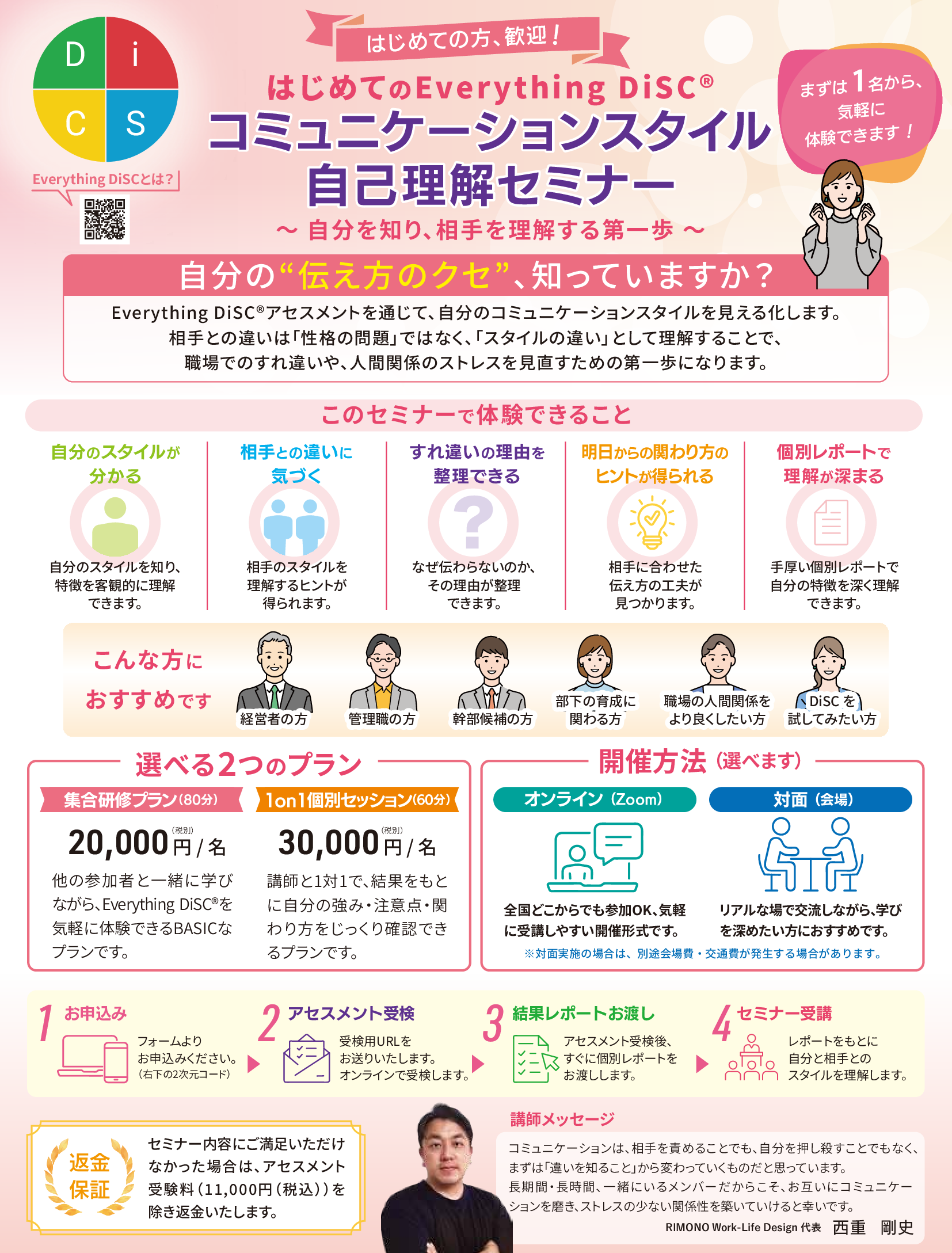 コミュニケーションスタイル自己理解セミナー